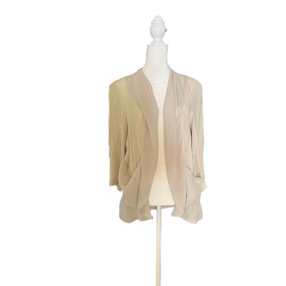 Kimchi Blue Sheer Cream Blazer Size L Urban Outfitters